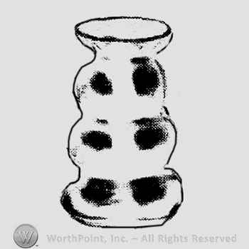 Glass pattern: No. 4227; vase.