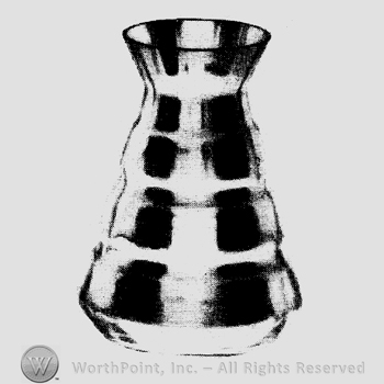 Glass pattern: Frances; vase.