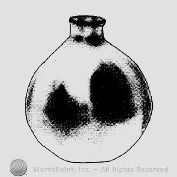 Glass pattern: Ivy; vase.