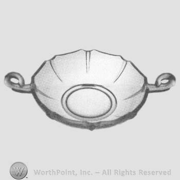 Glass pattern: Decagon; dish.