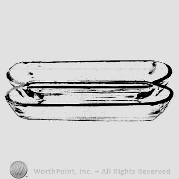 Glass pattern: No. 1210; tray.