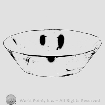 Glass pattern: Plain; bowl.
