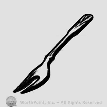 Glass pattern: no. 2; salad fork.