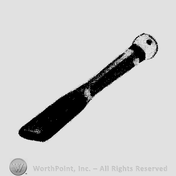 Glass pattern: No. 10; mustard paddle.