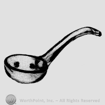 Glass pattern: No. 7; mayonnaise ladle.