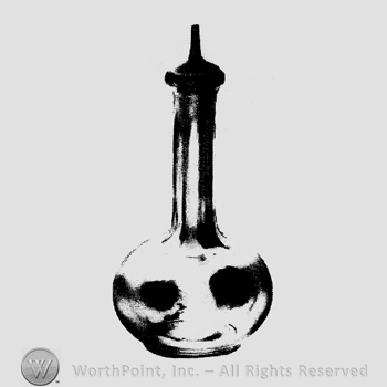 Glass pattern: No. 1115 Bradbury; bottle.