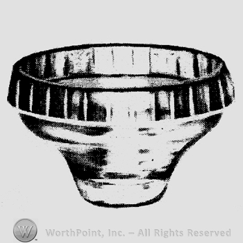 Glass pattern: No. 1222; liner.