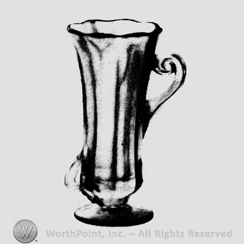 Glass pattern: Hi Lo; vase.