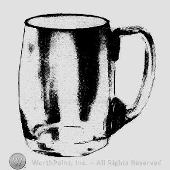 Glass pattern: Whaley; beer mug.