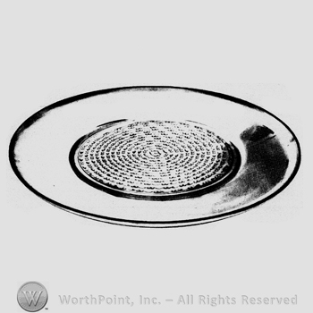 Glass pattern: Morse; plate.