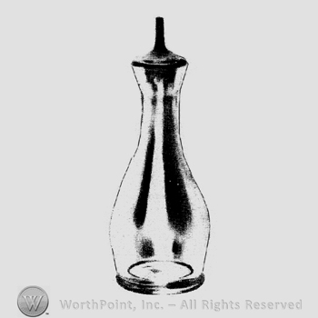 Glass pattern: No. 3417 Adkins; bottle.