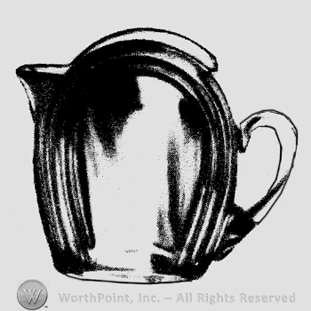 Glass pattern: No. 4222; cream.