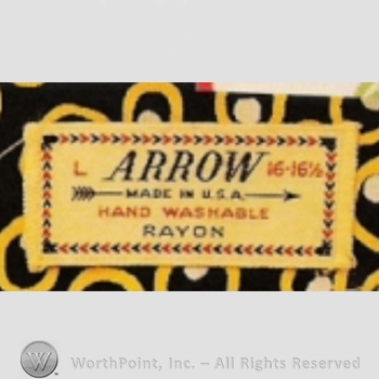 Clothing label : Arrow .