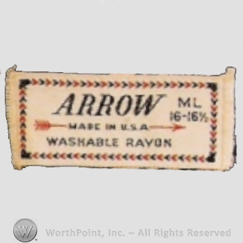 Clothing label : Arrow .