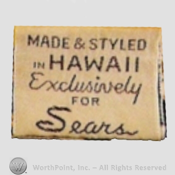 Clothing label : Burma Gold Handprints.