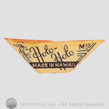 Clothing label : Holo-Holo.