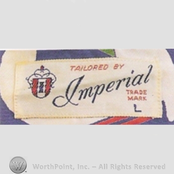 Clothing label : Imperial.