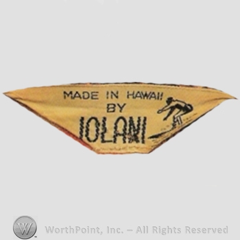 Clothing label : Iolani.