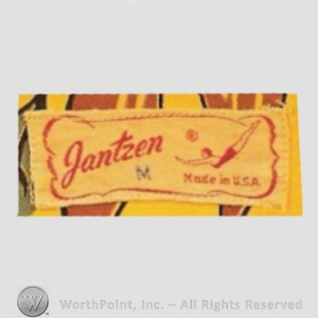 Clothing label : Jantzen.