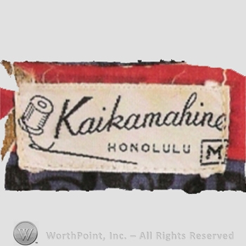 Clothing label : Kaikamahine.
