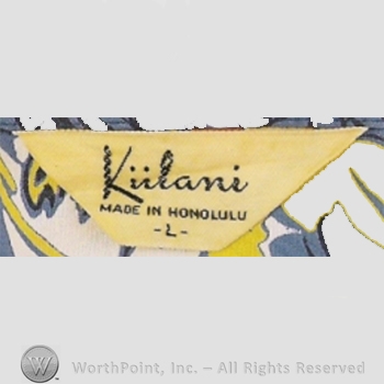 Clothing label : Kiilani.