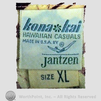 Clothing label : Kona Kai by Jantzen.
