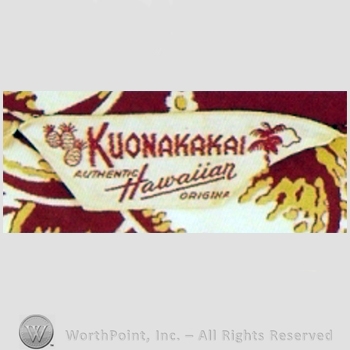Clothing label : Kuonakakai Authentic Hawaiian Original.