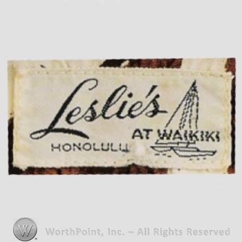 Clothing label : Leslie's .