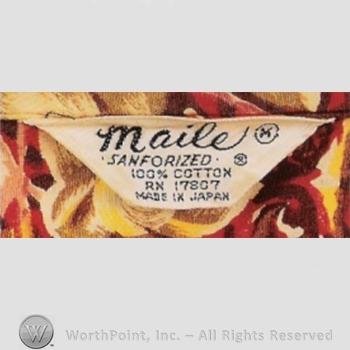 Clothing label : Maile.