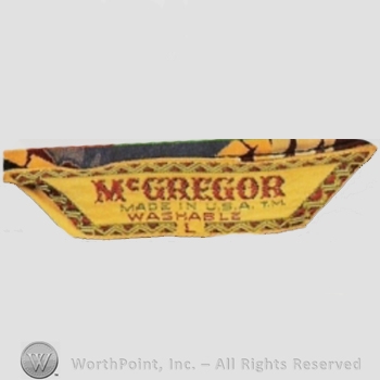 Clothing label : McGregor.