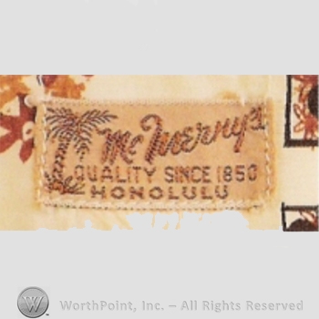 Clothing label : McInerny's.