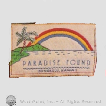Clothing label : Paradise Found.