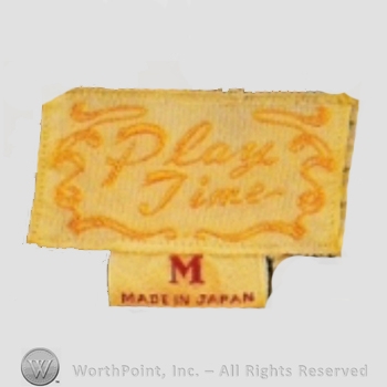 Clothing label : Play Time.