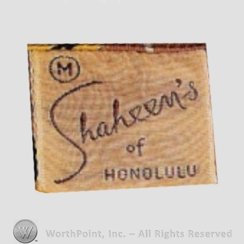 Clothing label : Shaheen's.