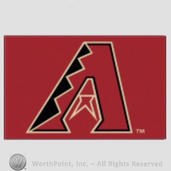Arizona Diamondbacks sport logo: red, black and sand A on red.