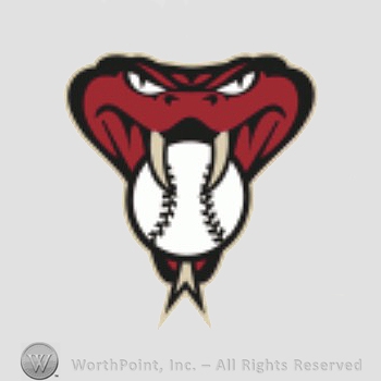 Arizona Diamondbacks sport logo: snake head biting a baseball.