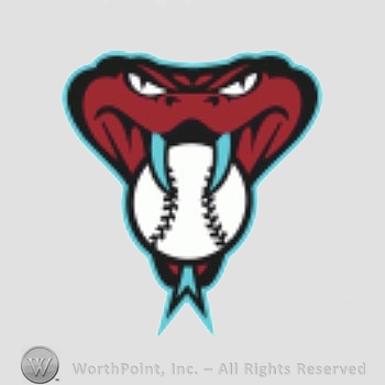 Arizona Diamondbacks sport logo: snake head biting a baseball.