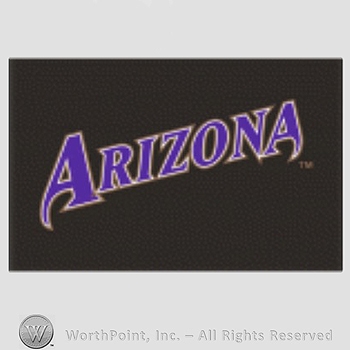 Arizona Diamondbacks sport logo: Arizona written on a black background.