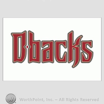 Arizona Diamondbacks sport logo: Dbacks written on a white background.