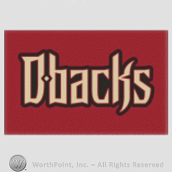 Arizona Diamondbacks sport logo: Dbacks written on a red background.