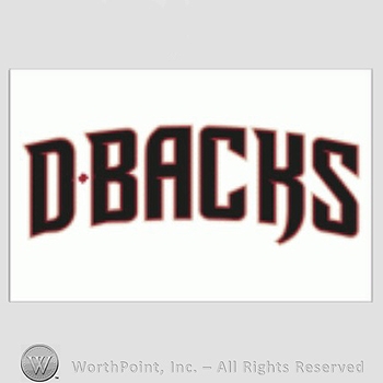 Arizona Diamondbacks sport logo: Dbacks written on a white background.