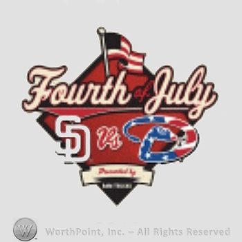 Arizona Diamondbacks sport logo: fourth of July game logo.
