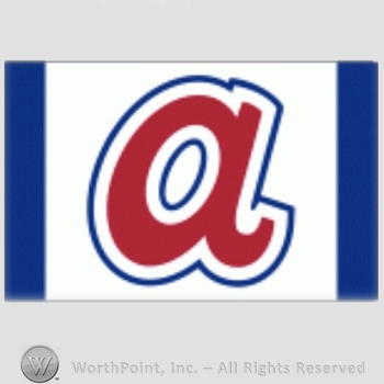 Atlanta Braves sport logo: a on a white and blue background.