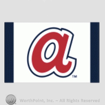 Atlanta Braves sport logo: a on a white and black background.