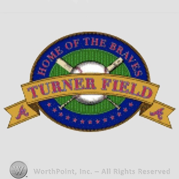 Atlanta Braves sport logo: Turner Field Home of the Braves.