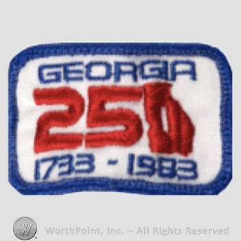 Atlanta Braves sport logo: Georgia 250 1733 - 1983.