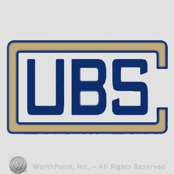 Chicago Cubs sport logo: UBS inside C.
