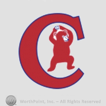 Chicago Cubs sport logo: a bear cub holding a baseball inside letter C.