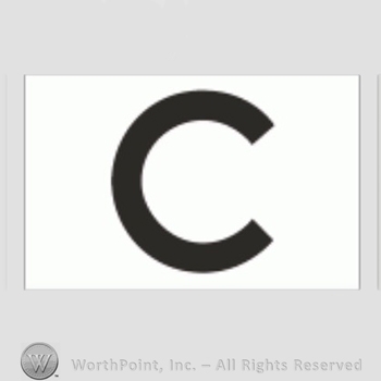 Chicago Cubs sport logo: letter C on a white background.