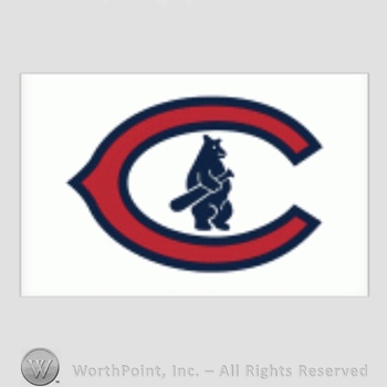 Chicago Cubs sport logo: baby bear head inside letter C.